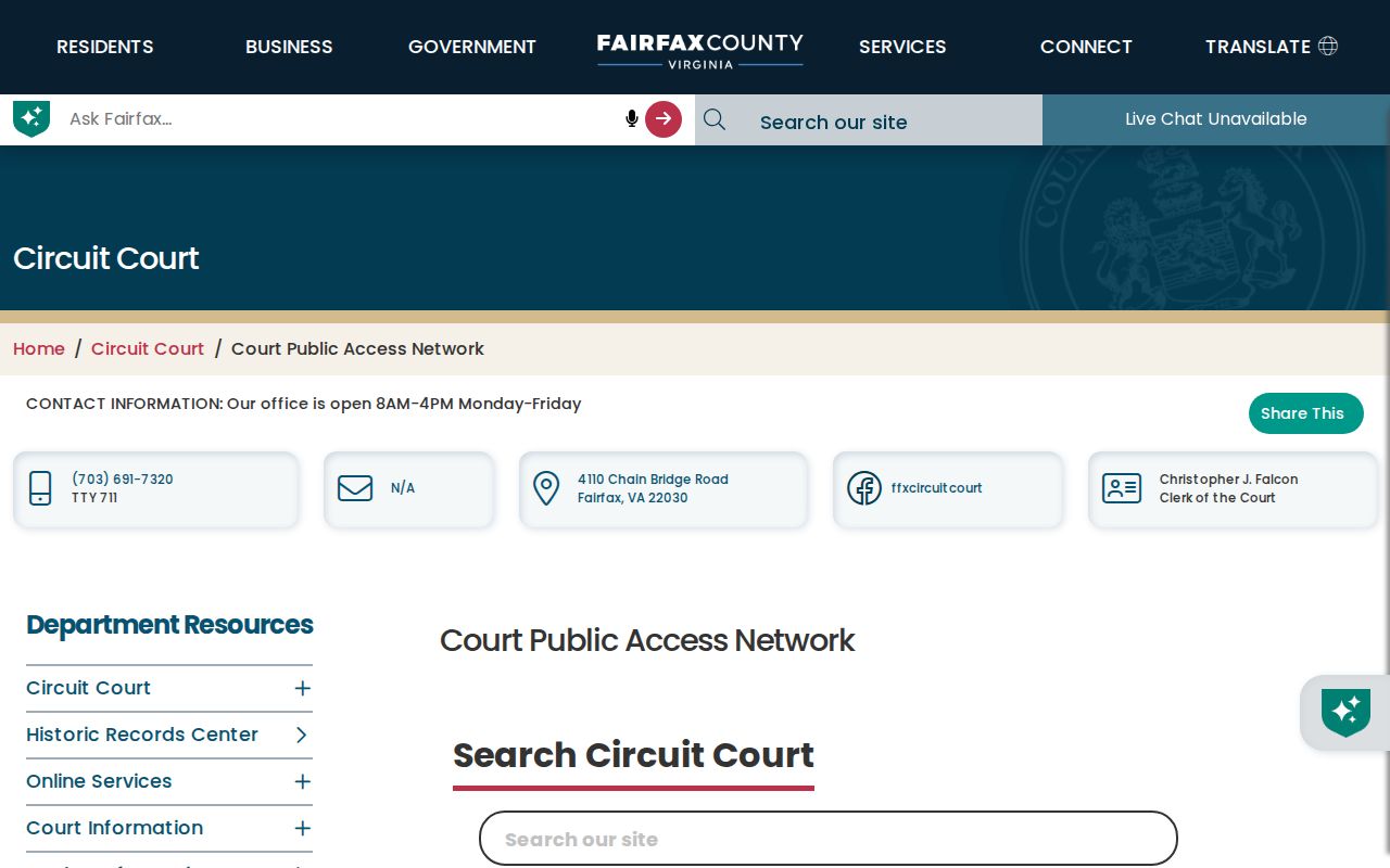 West Falls Church previous residents deed research through Fairfax CPAN
